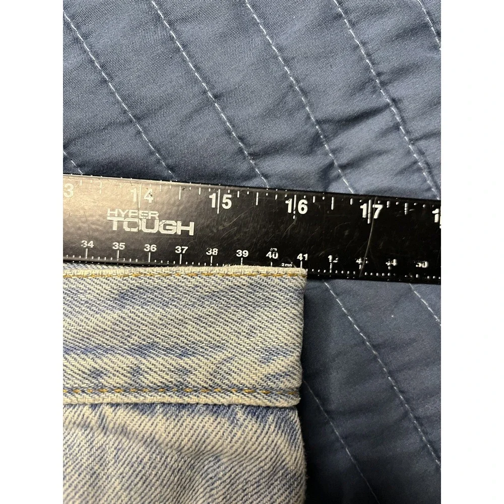 Vintage Levi's 501 Denim Jeans Men's Size 33x30 Blue Button Fly USA Made in 1995 - Picture 12 of 15